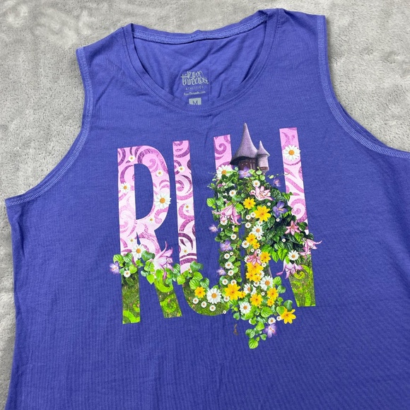 Raw Threads Disney Rapunzal Athletics Run Sleeveless Tank Top Women's M - Picture 2 of 8